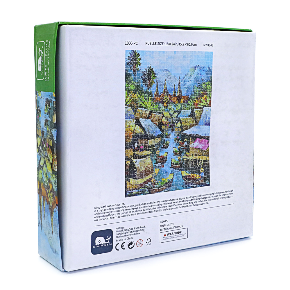 OEM Educational Game Cartoon Jigsaw Puzzle