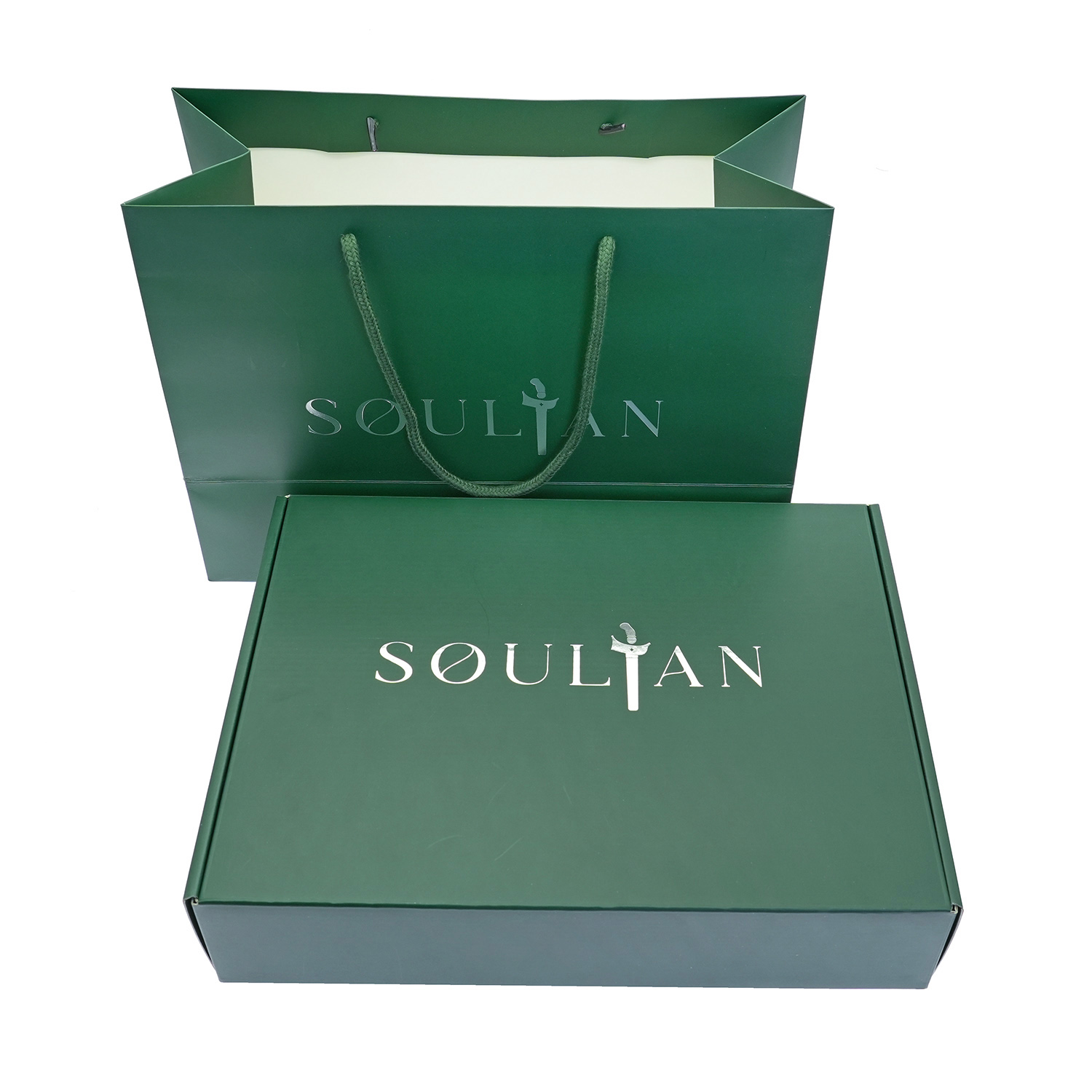 Luxury Cardboard Gift Bags with Elegant Handles
