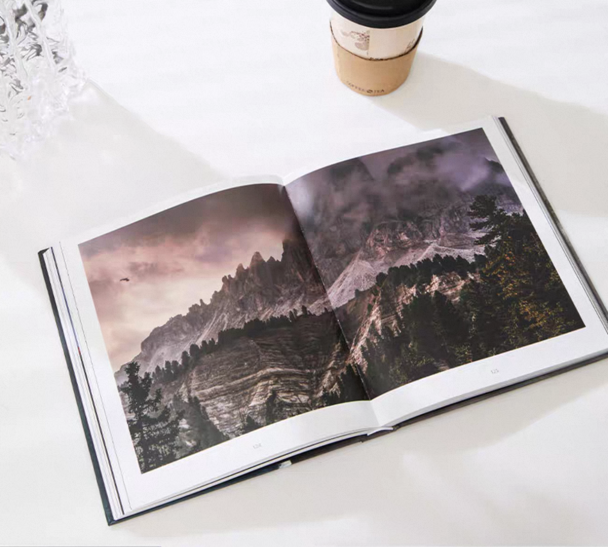 Custom Minimal Hardcover Landscape Travel Photography Coffee Table Books