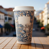 Custom Artistic Printed Paper Coffee Cups