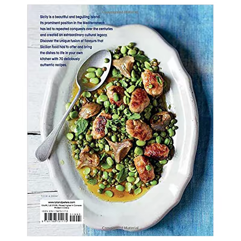 Custom Hardcover Mediterranean Regional Cuisine Cookbook Printing Service