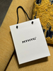 Minimalist Custom Twisted Rope Handle Retail Brand Paper Shopping Bags