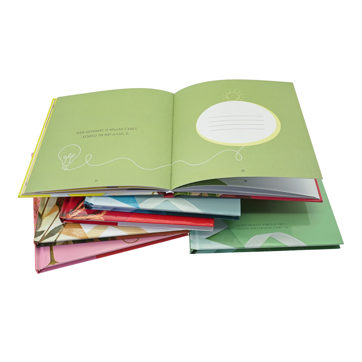 Custom Hardcover Fill-In Gift Memory Books for Special Occasions