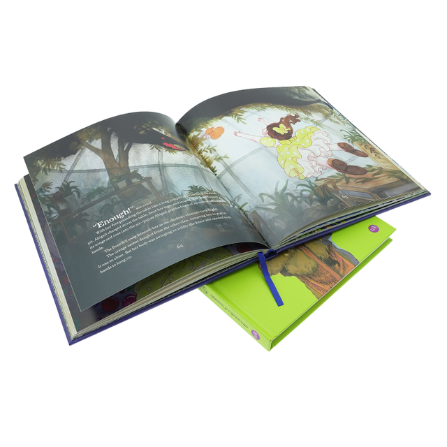 Custom Hardcover Fantasy & Adventure Storybooks with Ribbon Bookmark