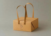 Custom Kraft Paper Handled Bakery Gift Carry Boxes
