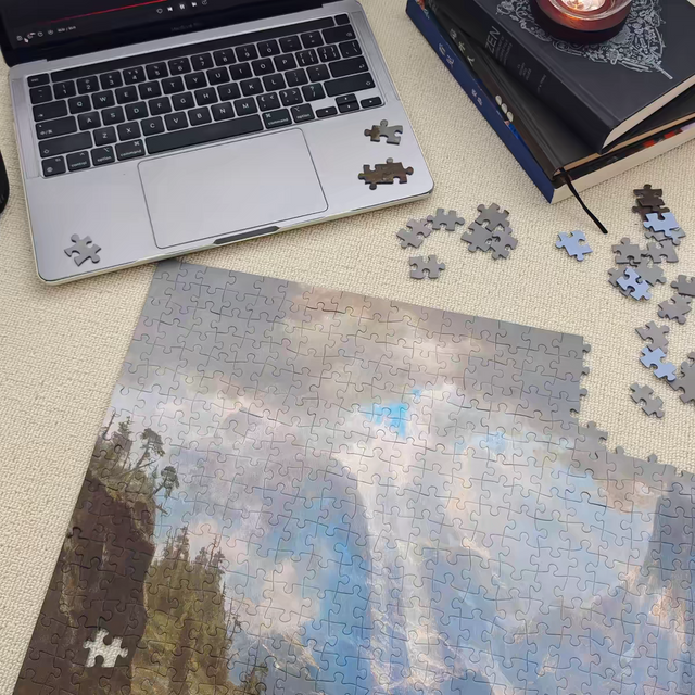 Custom Fine Art Landscape Jigsaw Puzzles with Printed Gift Boxes