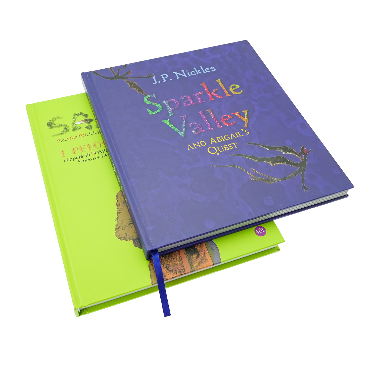 Custom Hardcover Fantasy & Adventure Storybooks with Ribbon Bookmark