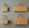 Custom Kraft Paper Handled Bakery Gift Carry Boxes