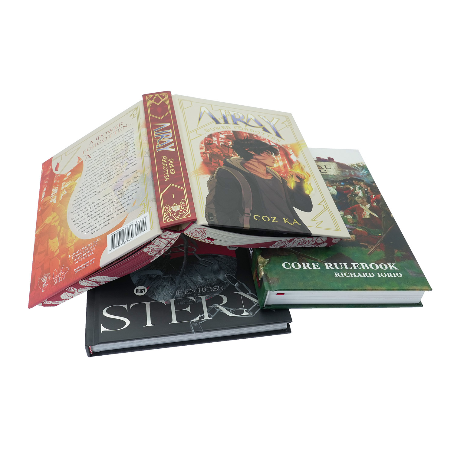 Premium Hardcover Novels & RPG Rulebooks with Foil & Specialty Finishes