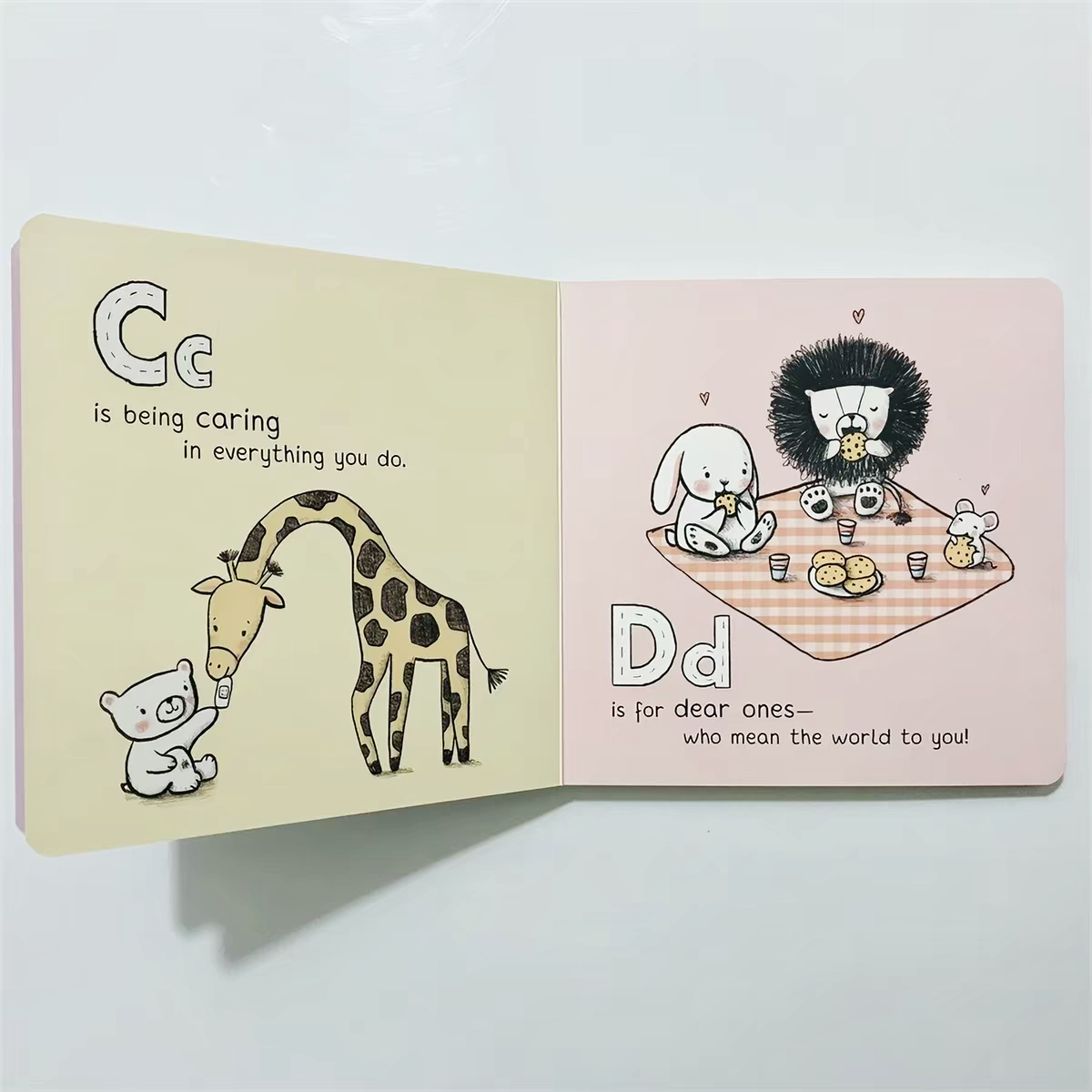 Custom Printed Kids Educational Board ABC & Emotional Learning Board Books