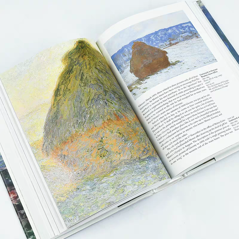Custom Hardcover Impressionism Fine Art Coffee Table Art Books