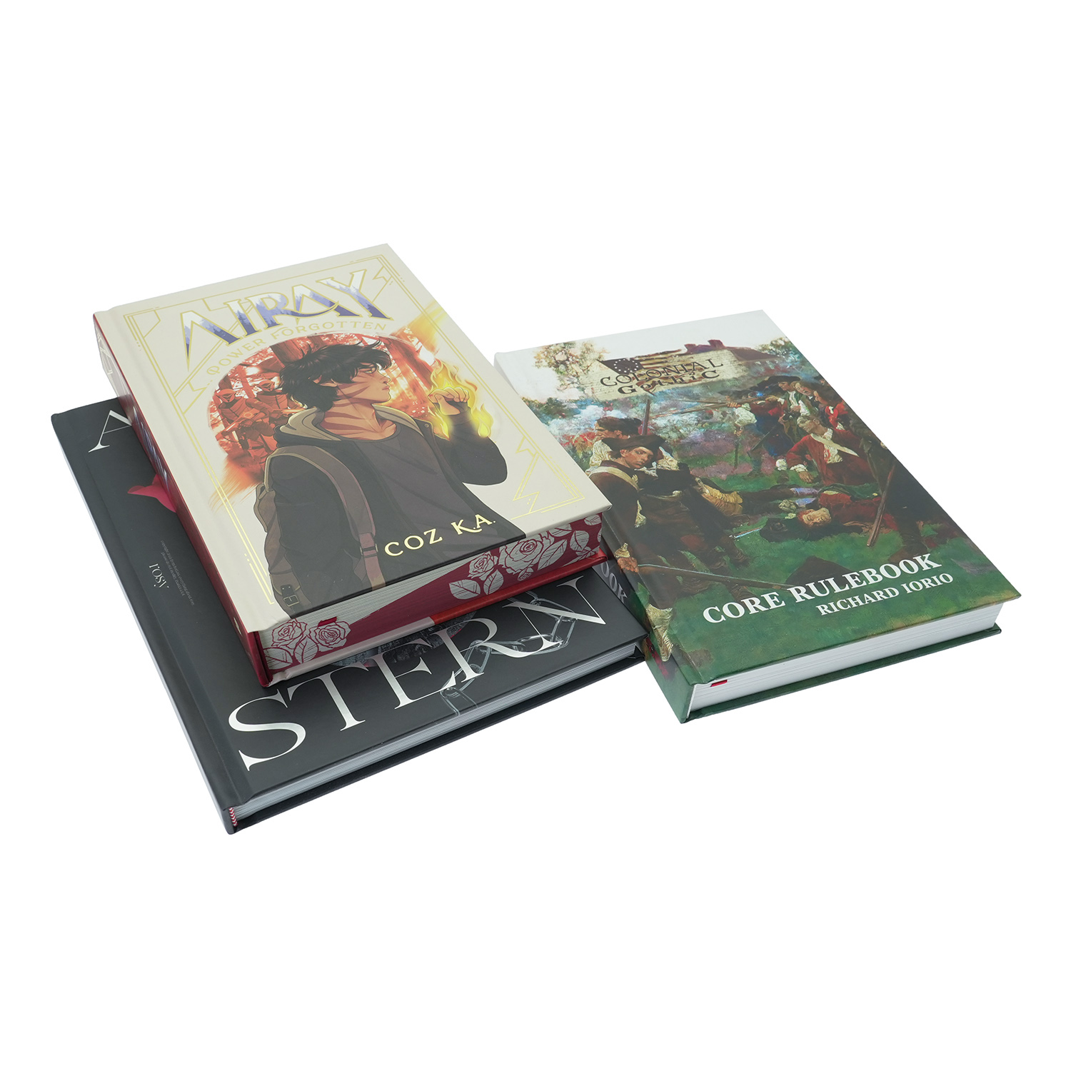 Premium Hardcover Novels & RPG Rulebooks with Foil & Specialty Finishes