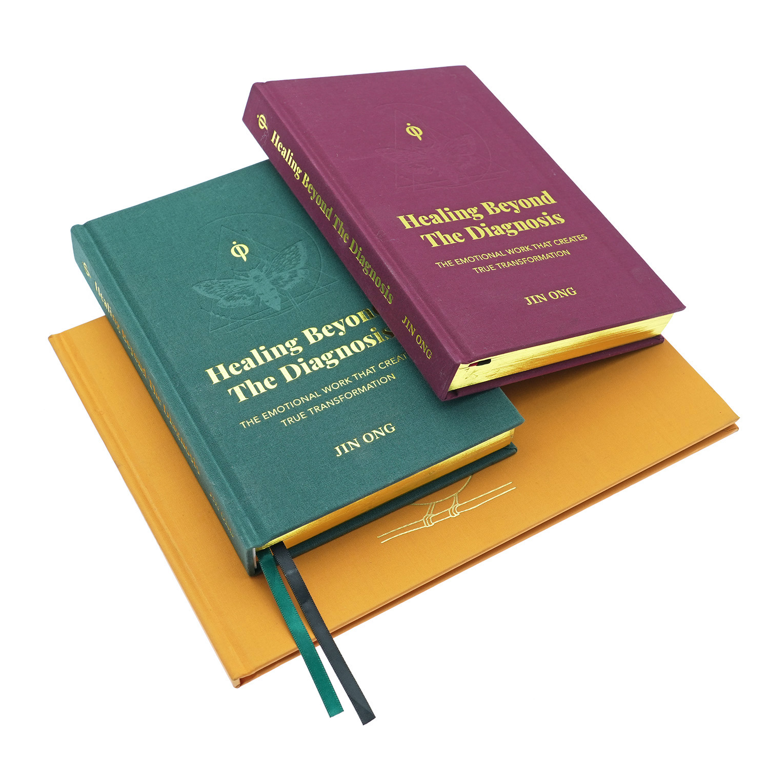 Luxury Cloth-Bound Hardcover Books with Gilded Page Edges & Custom Embossing