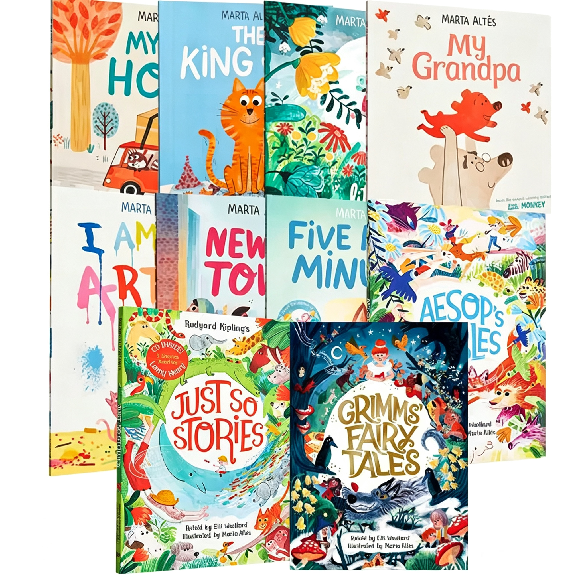 Children’s Picture Story Softcover Books for Early Learning & Fairy Tale Series