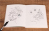 Custom Hardcover Botanical Line Art Coloring & Floral Art Activity Books