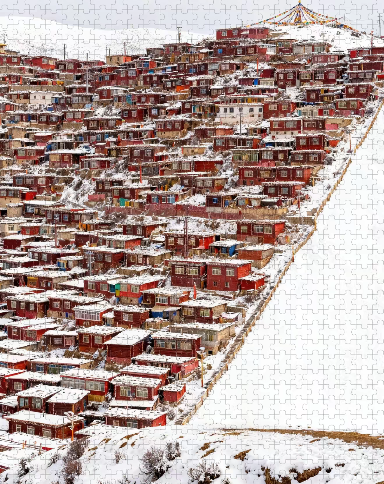 Custom Printed Landscape Photography Jigsaw Puzzle Sets with Rigid Gift Packaging