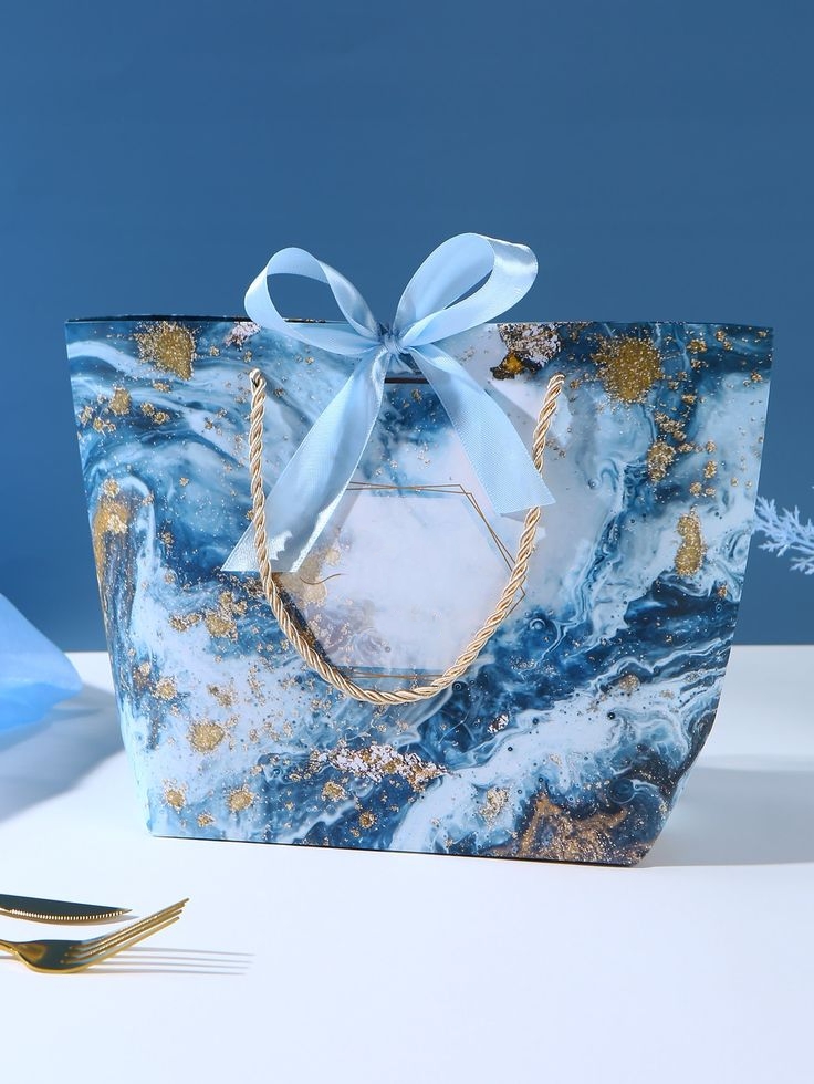 Custom Marble & Artistic Pattern Gift Bags