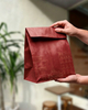 Custom Fold-Top Food Grade Kraft Takeaway Paper Bags